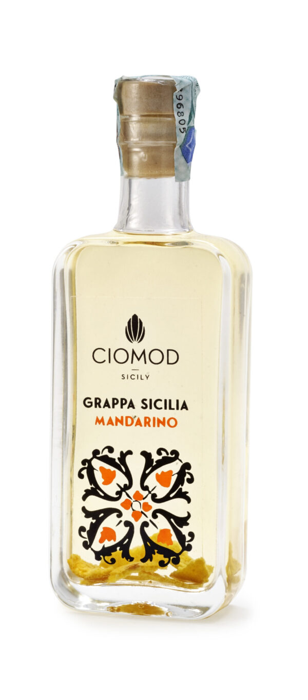 Grappa Sicilia al Mandarino Ciomod – Agrumi Siciliani in una Distillazione di Carattere 50cl e 10 cl - immagine 2