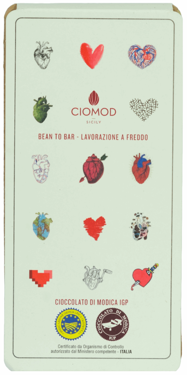 Cioccolato 60% con Zenzero – Ciomod | Tavoletta Artigianale da 50 g